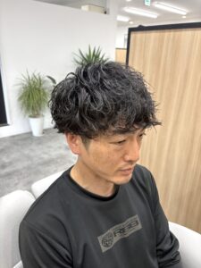 清潔感と動きを両立した大人のメンズパーマ☆仙台 愛子