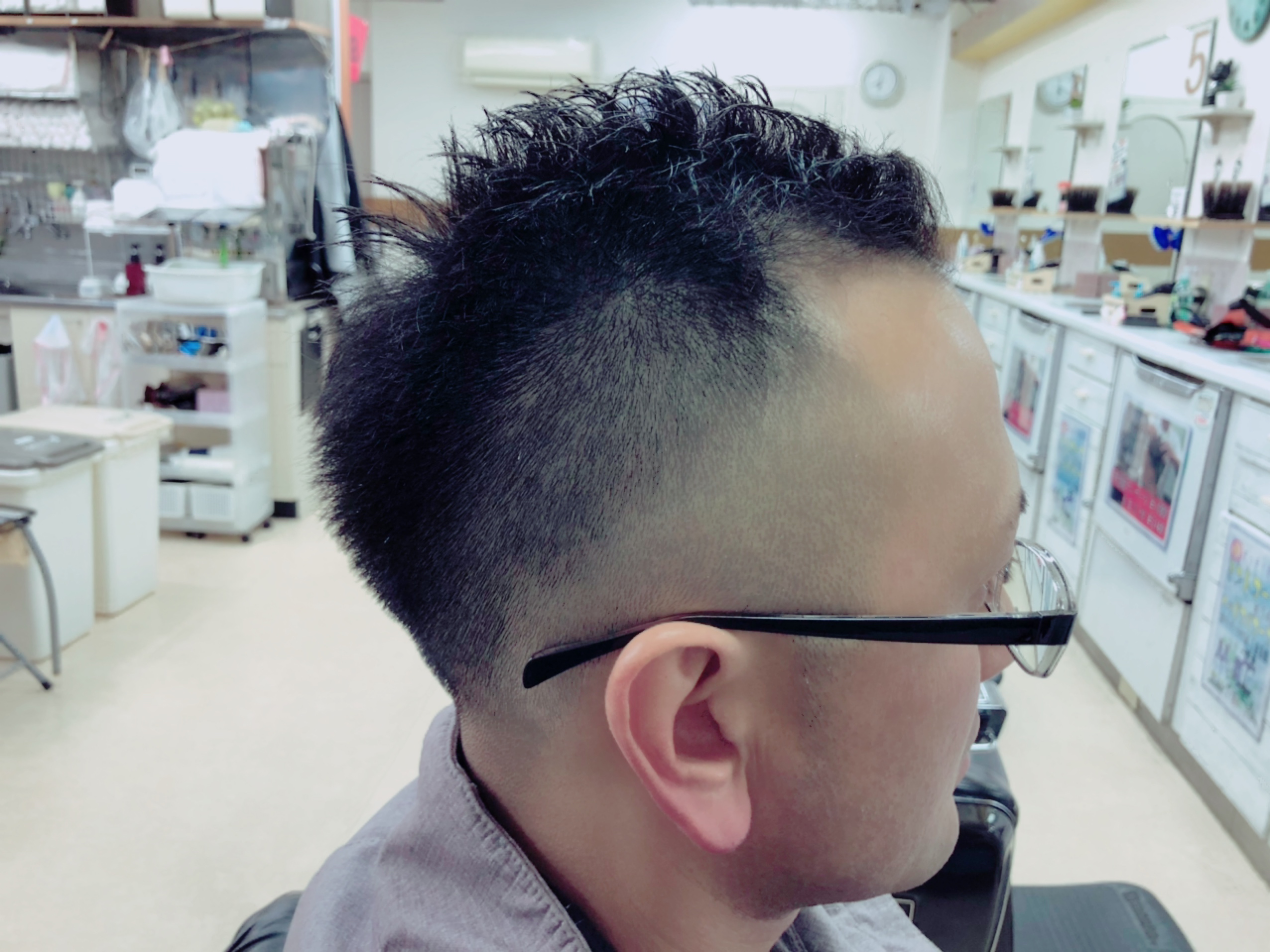 ソフトモヒカンフェード カットサロンadam取手店 提携コインパーキングあり ソフトモヒカンフェード カットサロンadam取手店 提携コインパーキングあり