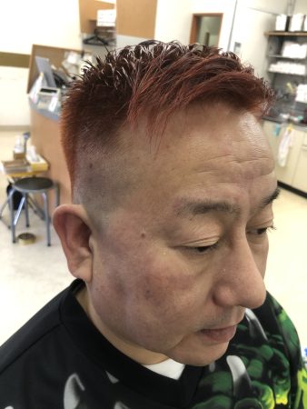 フェード！クロップスタイルonレッドカラー