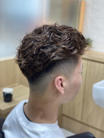 フェードカット×極道パーマ【草加】【メンズ】