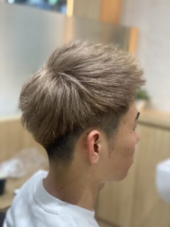 ショートスタイル×ブロンドベージュ【草加】【メンズ】