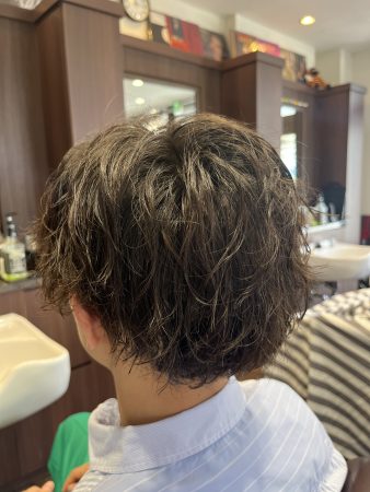スパイラルパーマ
