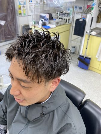 💈スタイル紹介、ツイストパーマ💈