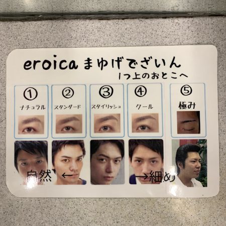 今流行りの眉毛ケアについて
