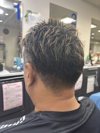 2ブロック 短髪