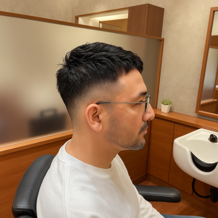 大人に似合うフェードスタイル
