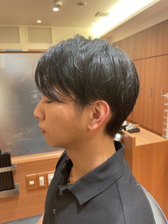 センターパート✖️バーム