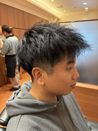 アップバングショート！！