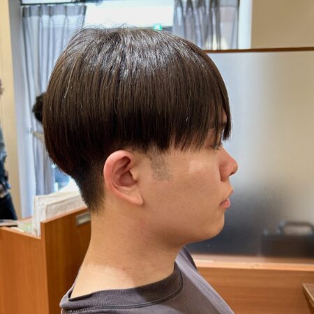 ナチュラルストレートマッシュ、、、