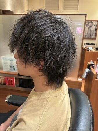ウルフ×緩めのツイストスパイラルパーマ