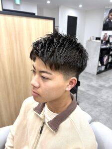 伸ばし途中でもかっこよく整えるカット！仙台 愛子