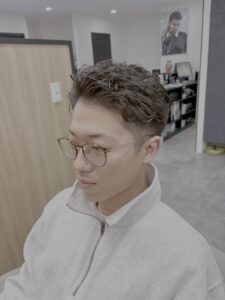 大人の余裕が漂う、清潔感パーマスタイル☆仙台 愛子