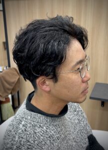 清潔感×大人のシャドウパーマ【仙台 愛子】