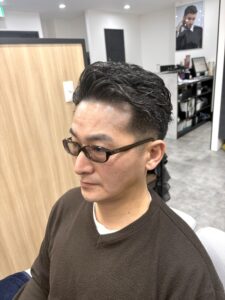 直毛でも決まる大人パーマ☆仙台 愛子