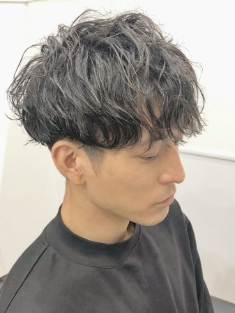 仙台メンズパーマ 春オススメヘア！20代30代「緩め波巻きパーマ×マッシュ」吉田style