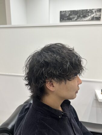 綾野剛風シャドウパーマ