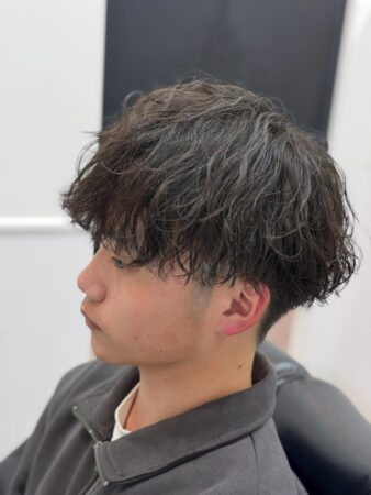 『仙台』【波巻きスパイラルパーマ×マッシュ】