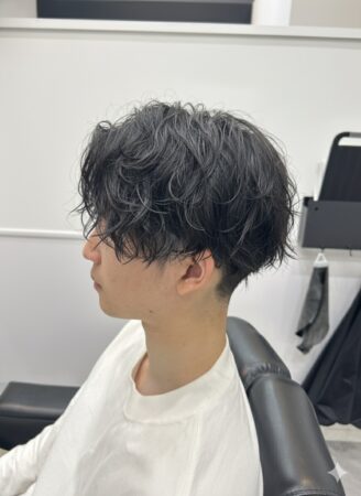 大人波打ちパーマ