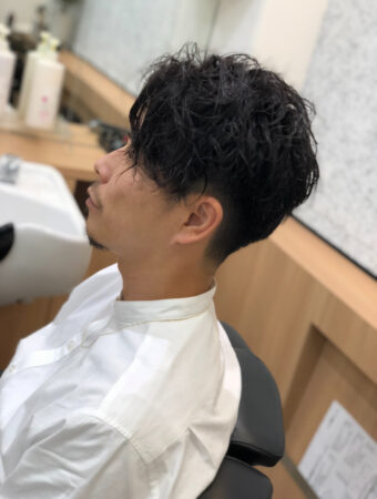 短いのに色気。ビジネスマンのための骨格補正パーマ