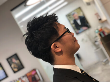 【ビジネスマン向け】朝のセットが楽で清潔感◎パーマ