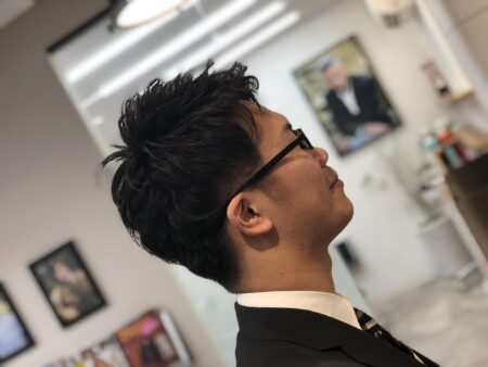 【ビジネスマン向け】朝のセットが楽で清潔感◎パーマ