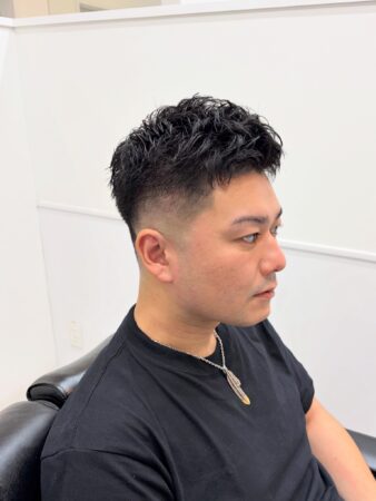 【フェード×アップバング】