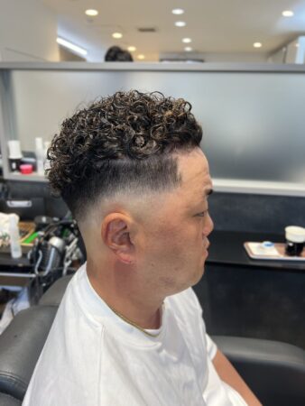 人気極道パーマ