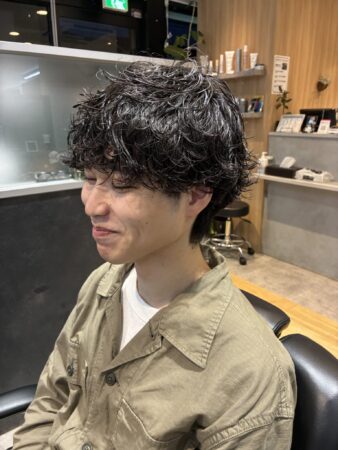 人気緩めパーマ