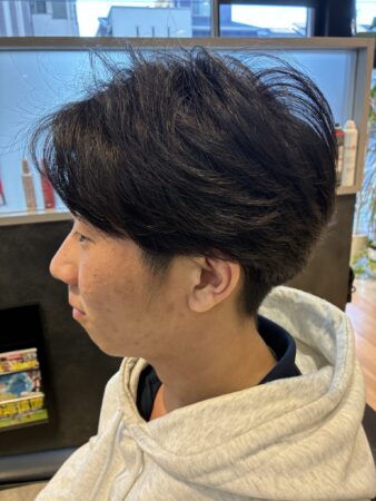 直毛のお客様！