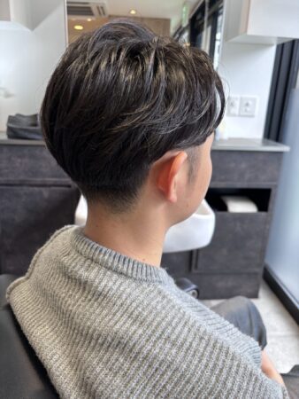 校則OK！？バレない毛流れパーマ