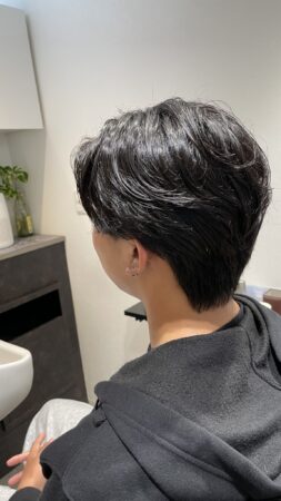 春は毛流れパーマ