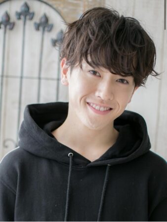 自然に決まるラフな流れショート