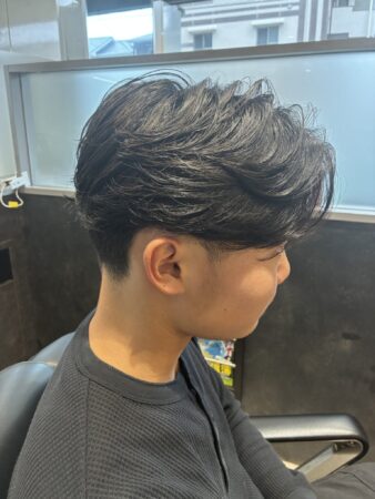 初めてのパーマに