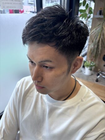 【アイロンパーマで作る◎大人のアップバングショート