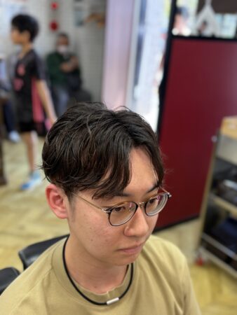 毛流れパーマでスタイリング楽々☝️