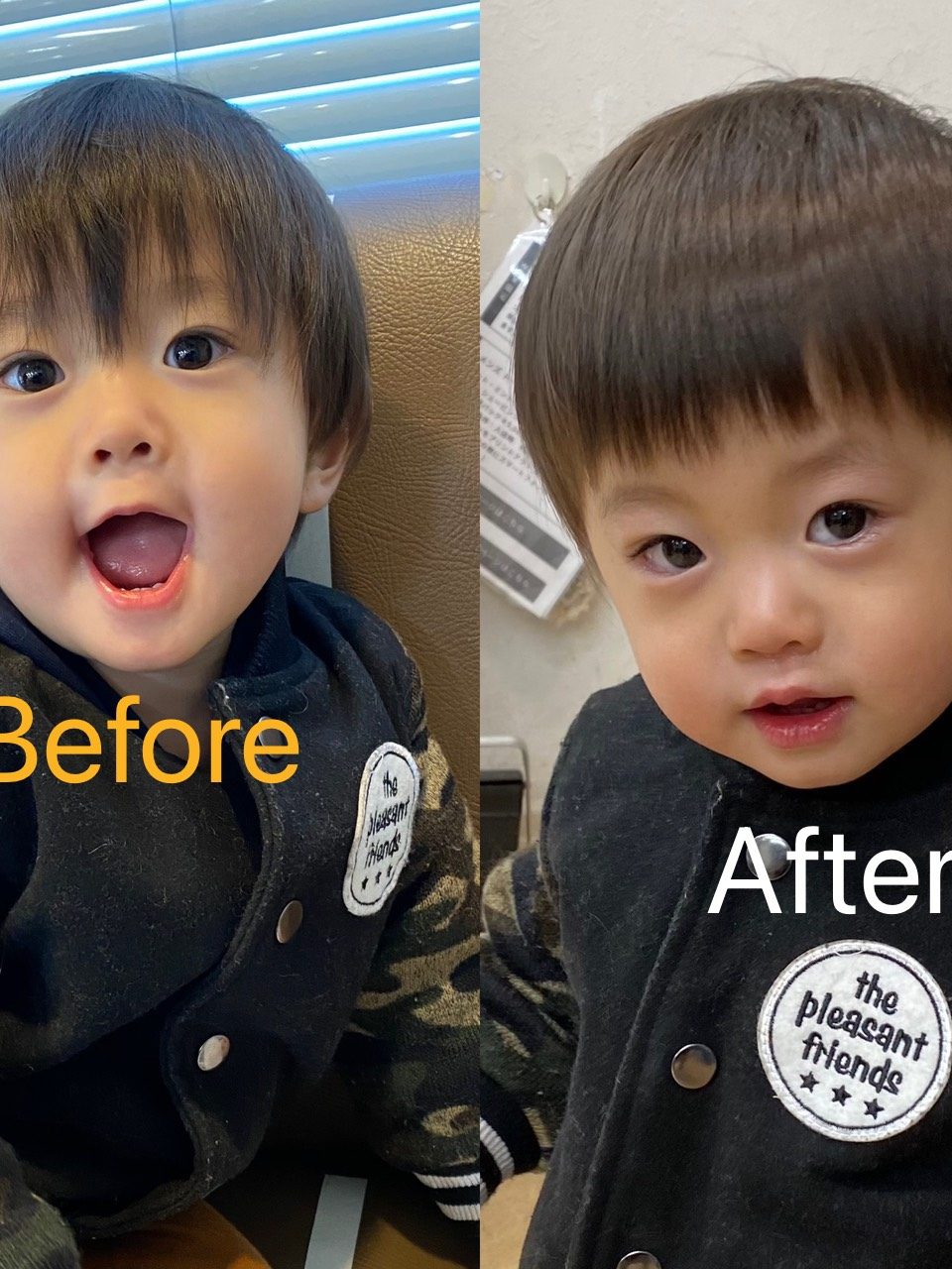 小さい子のカット大歓迎 来店したお客様のヘアスタイル ハンサム Classic宮原店 P5台あり 小さい子のカット大歓迎 来店したお客様のヘアスタイル ハンサム Classic宮原店 P5台あり