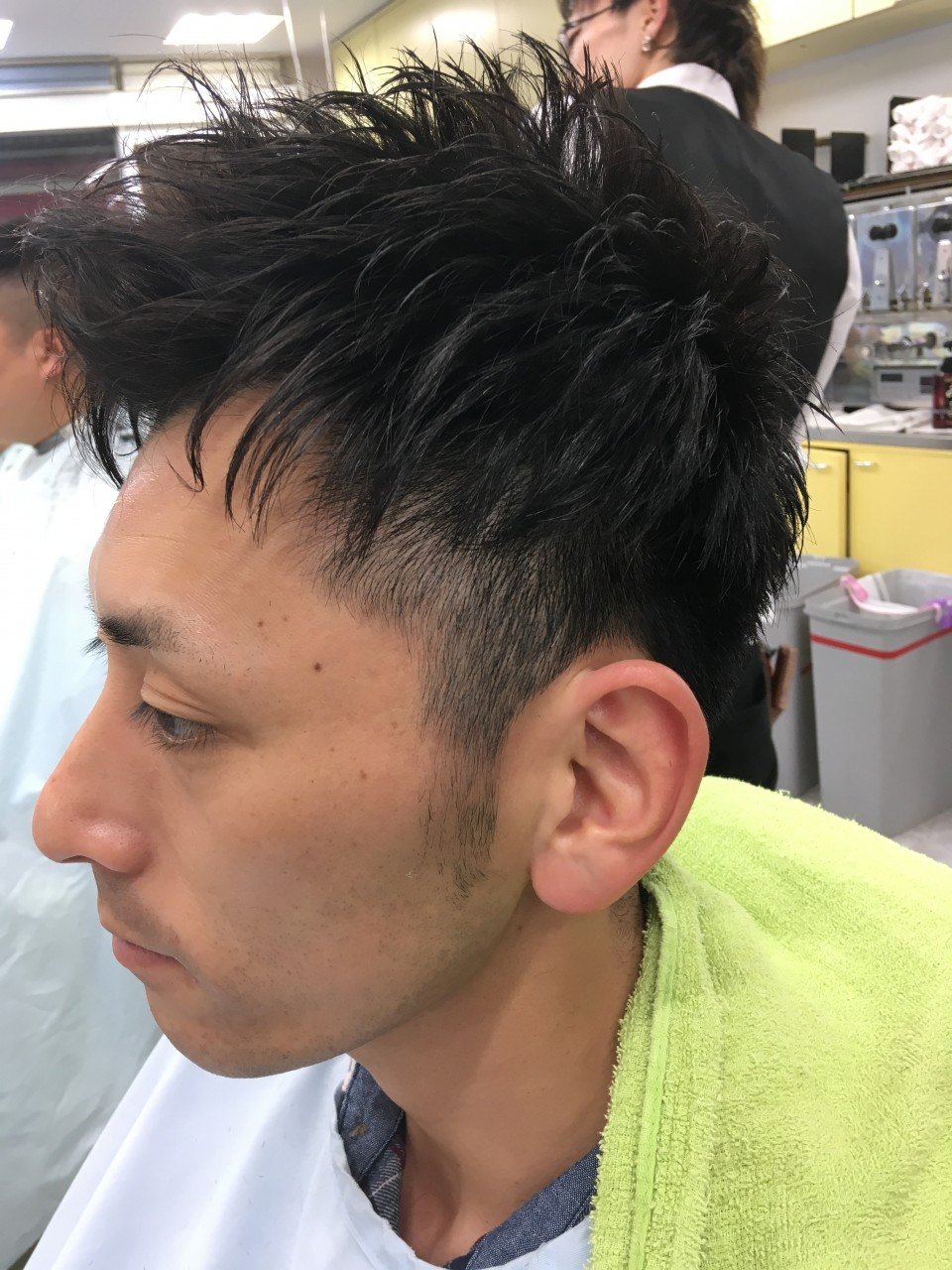 ニュアンスパーマ 来店したお客様のヘアスタイル The Barber Eroica 東浦和店 P5台あり